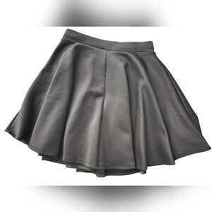 Black Mini Skirt‎ High Waisted Flared Skater Pleated Party Cocktail